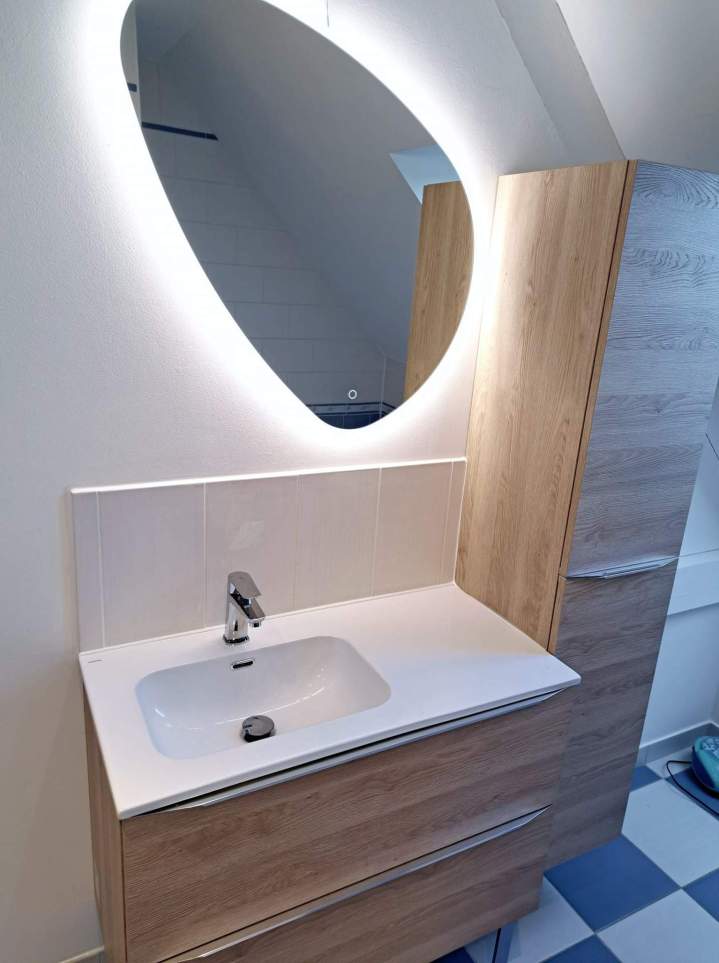 Aménagement salle de bains design Saint-Lô