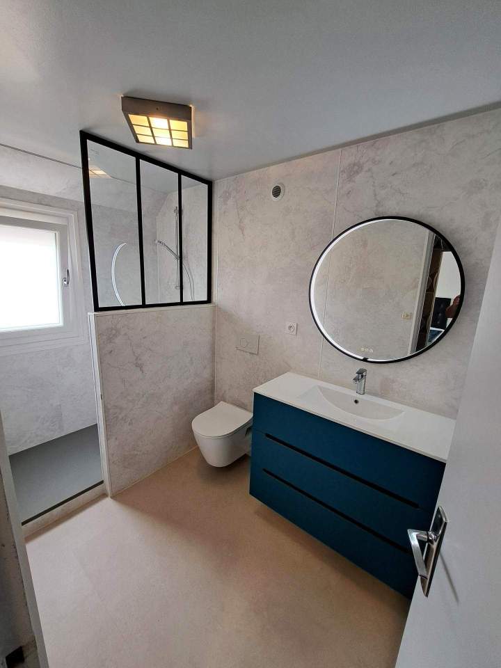 Aménagement salle de bains design Saint-Lô